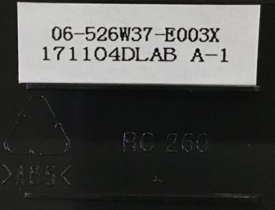 CONTROL TCL / 06-526W37-E003X / 171104DLAB / MODELO 32D2700 / MODELOS COMPATIBLES L40S4700FS / L55E3800 / L55E4700 / L55E3800FS / L50E3800FS / L40E3800FS / L55S4700FS / L50S4700FS - Imagen 2